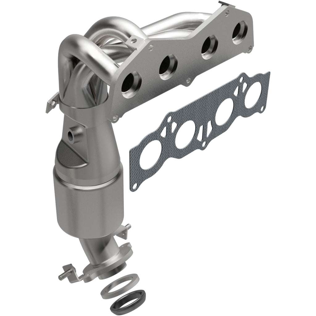 Catalytic-Converter-With-Integrated-Exhaust-Manifold