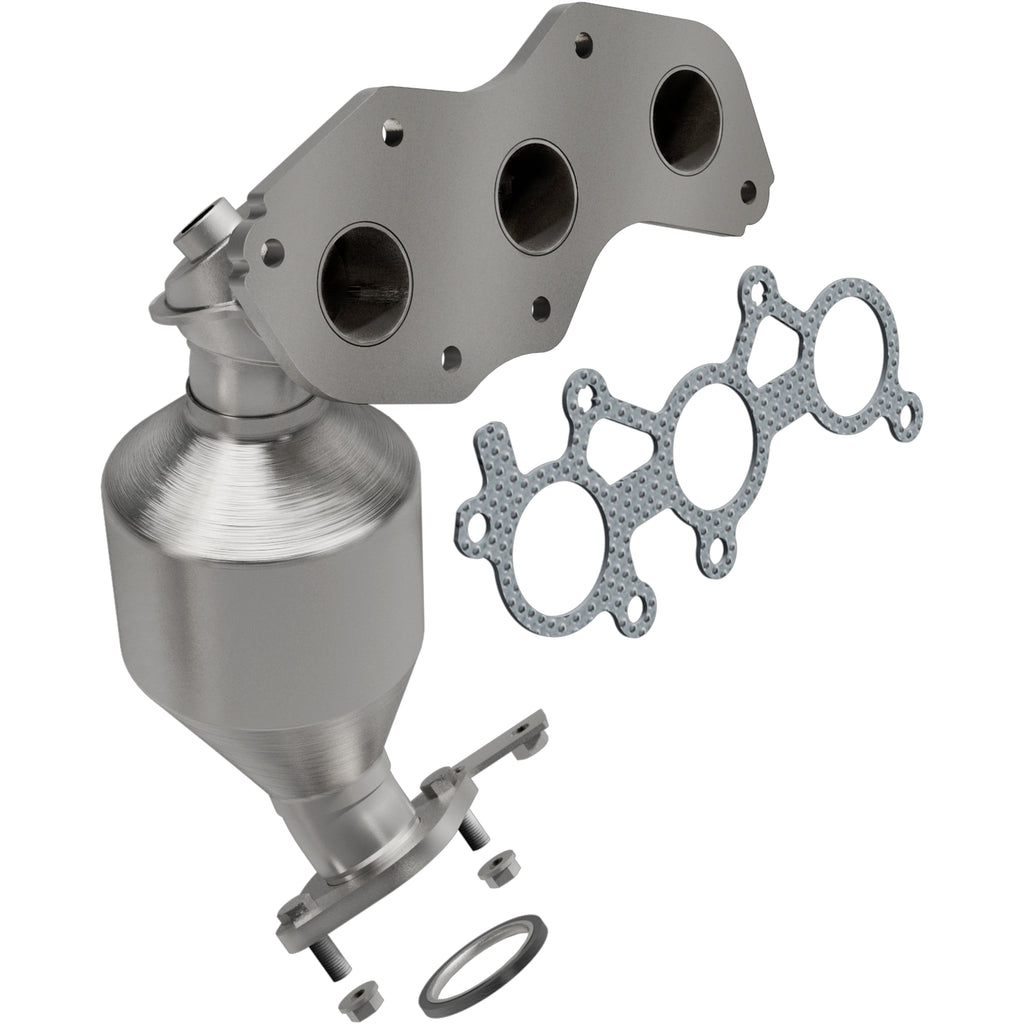 Catalytic-Converter-With-Integrated-Exhaust-Manifold