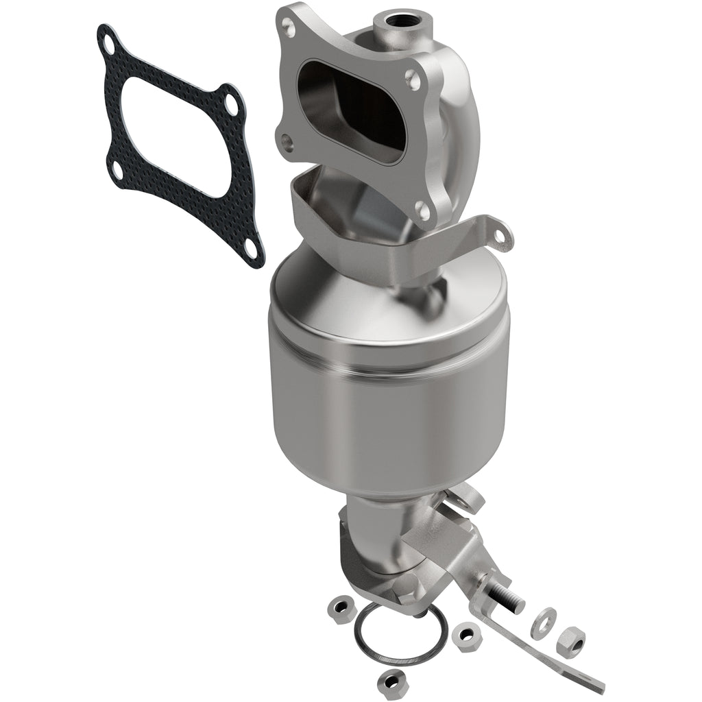 Catalytic-Converter-With-Integrated-Exhaust-Manifold