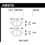 Hawk Performance HB515Z.760 Performance Ceramic Disc Brake Pad