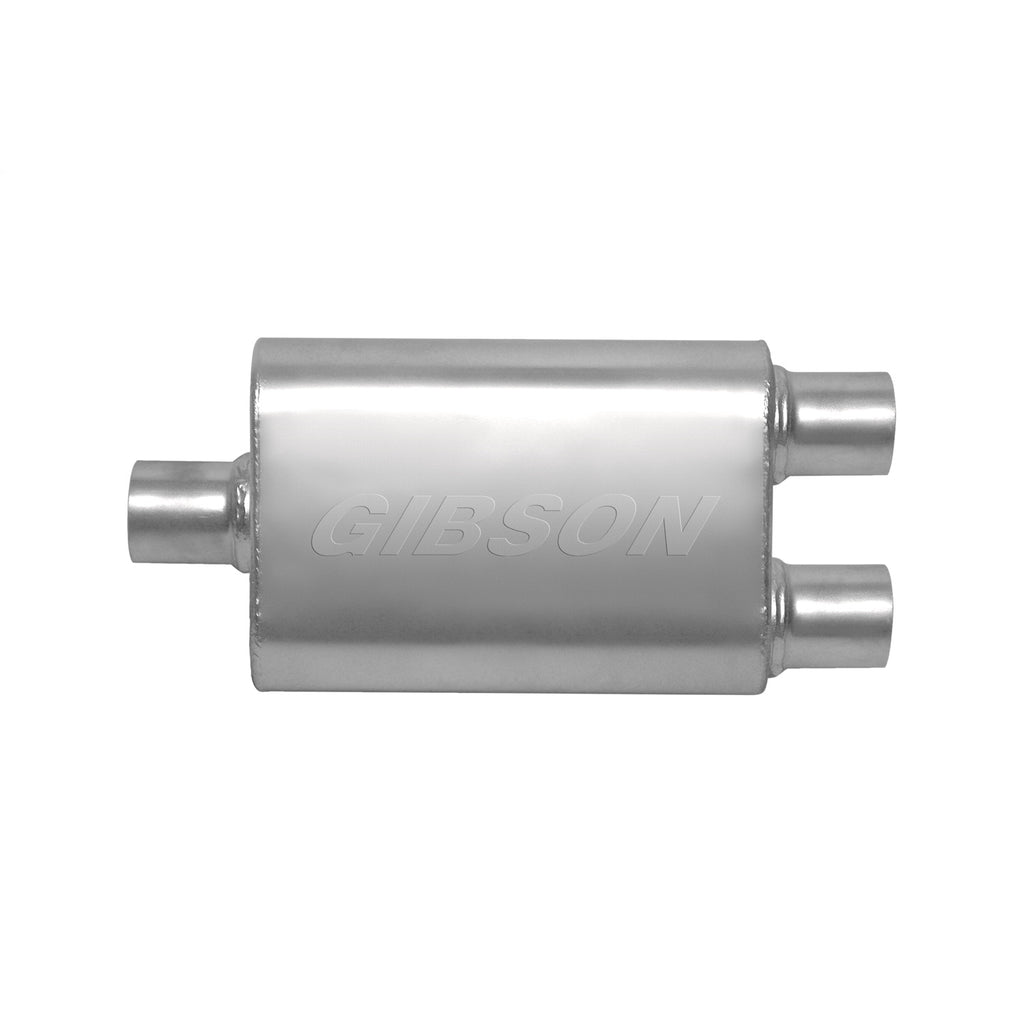 Cft-Superflow-CenterDual-Oval-Muffler---4X9x18in3In-Inlet2.5In-Outlet---Stainless