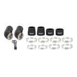 Mishimoto MMICP-F10-12MWBK  Charge Pipes, Fits Bmw F1x M5/M6 2012-2018, Micro Wrinkle Black