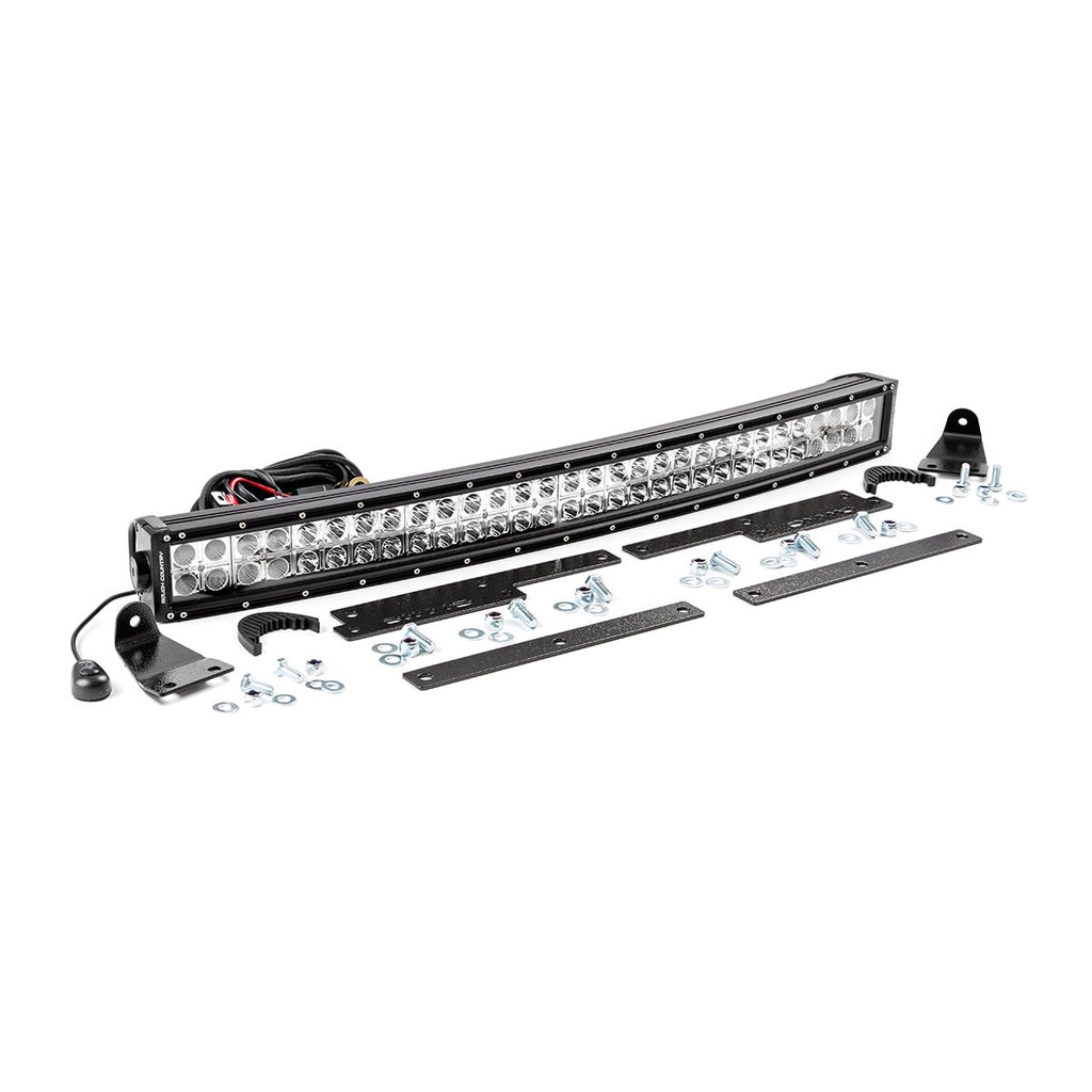 Chevrolet-30-Inch-Curved-Cree-Led-Grille-Kit-Dual-Row-14-15-Silverado-1500-Rough-Country