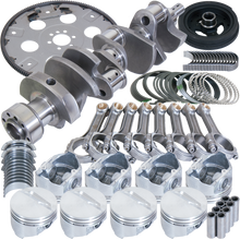 Load image into Gallery viewer, Chevrolet-350-Balanced-1Pc-Rear-Seal-Rotating-Assembly-Kit-.030-Bore-Dome-168-Tooth-Flex-Plate
