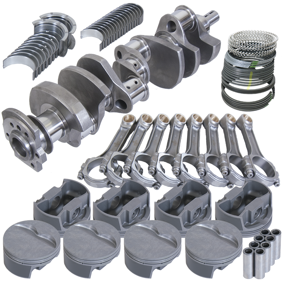 Chevrolet-350-Small-Block-2Pc-Seal-Street--Strip-Rotating-Assembly-Kit-3.75In-Stroke