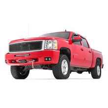 Load image into Gallery viewer, Chevrolet-Led-Fog-Light-Kit-Black-Series-WAmber-Drl-07-13-Silverado-1500-Rough-Country