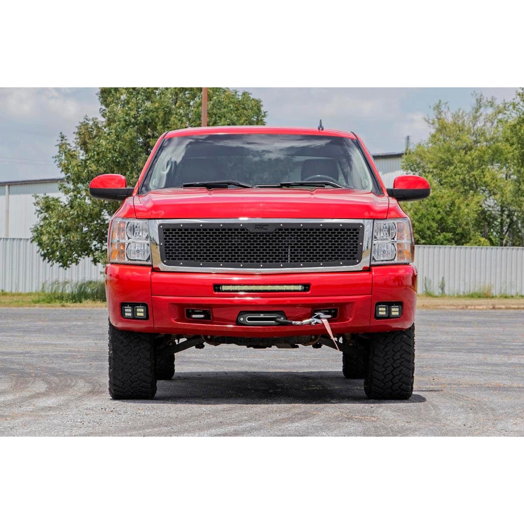 Chevrolet-Led-Fog-Light-Kit-Black-Series-WWhite-Drl-07-13-Silverado-1500-Rough-Country