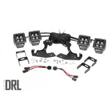Rough Country 70762DRL Chevrolet LED Fog Light Kit Black Series w/White DRL 07-13 Silverado 1500