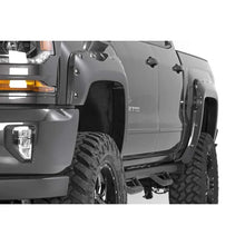 Load image into Gallery viewer, Chevrolet-Pocket-Fender-Flares-Rivets-Summit-White-16-18-Silverado-1500-5-Foot-8-Inch-Bed-Rough-Country