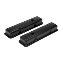 Load image into Gallery viewer, Chevy-283-400-Short-Asphalt-Black-Powder-Coated-Valve-Covers;-Baffled