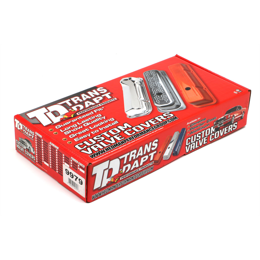 Chevy-283-400-Short-Orange-Powder-Coated-Valve-Covers--Baffled