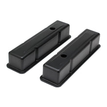 Load image into Gallery viewer, Chevy-283-400-Tall-Asphalt-Black-Powder-Coated-Baffled-Valve-Covers