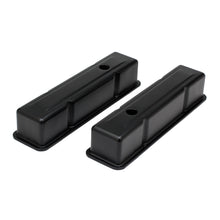 Load image into Gallery viewer, Chevy-283-400-Tall-Asphalt-Black-Powder-Coated-Valve-Covers--Unbaffled