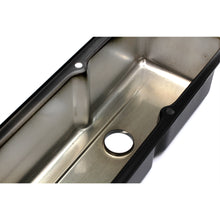 Load image into Gallery viewer, Chevy-283-400-Tall-Asphalt-Black-Powder-Coated-Valve-Covers--Unbaffled