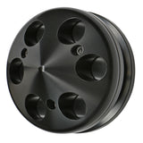 Trans-Dapt 7149 ALUMINUM SB CHEVY ALTERNATOR PULLEY- BLACK FINISH