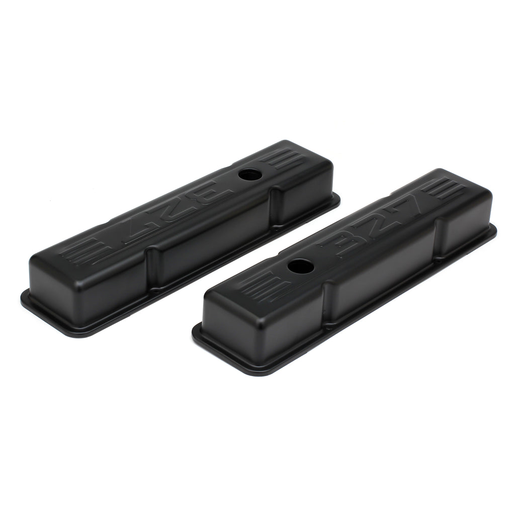 Chevy-327-Logo-Short-Asphalt-Black-Powder-Coated-Valve-Covers