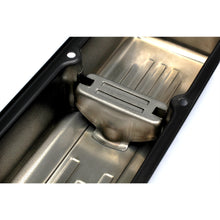 Load image into Gallery viewer, Chevy-327-Logo-Short-Asphalt-Black-Powder-Coated-Valve-Covers