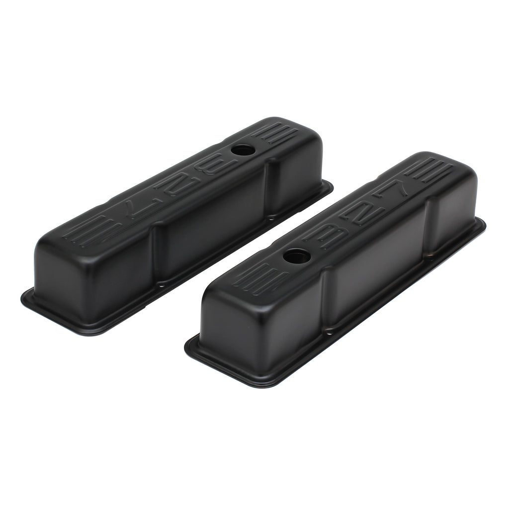 Chevy-327-Logo-Tall-Asphalt-Black-Powder-Coated-Valve-Covers