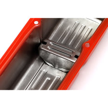 Load image into Gallery viewer, Chevy-327-Logo-Tall-Orange-Powder-Coated-Valve-Covers
