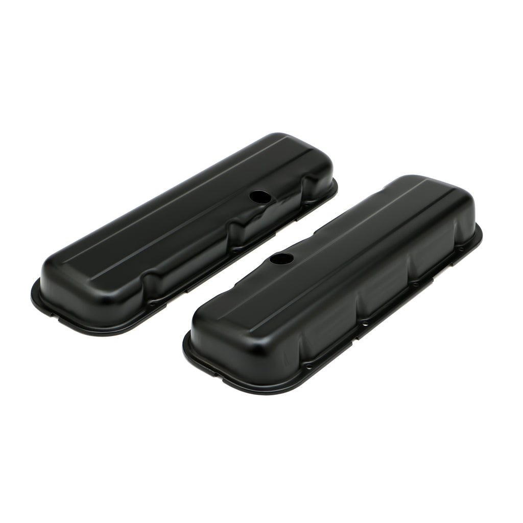 Chevy-396-502-Short-Asphalt-Black-Powder-Coated-Baffled-Valve-Covers