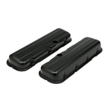 Trans-Dapt 8693 CHEVY 396-502 SHORT ASPHALT BLACK POWDER COATED BAFFLED VALVE COVERS