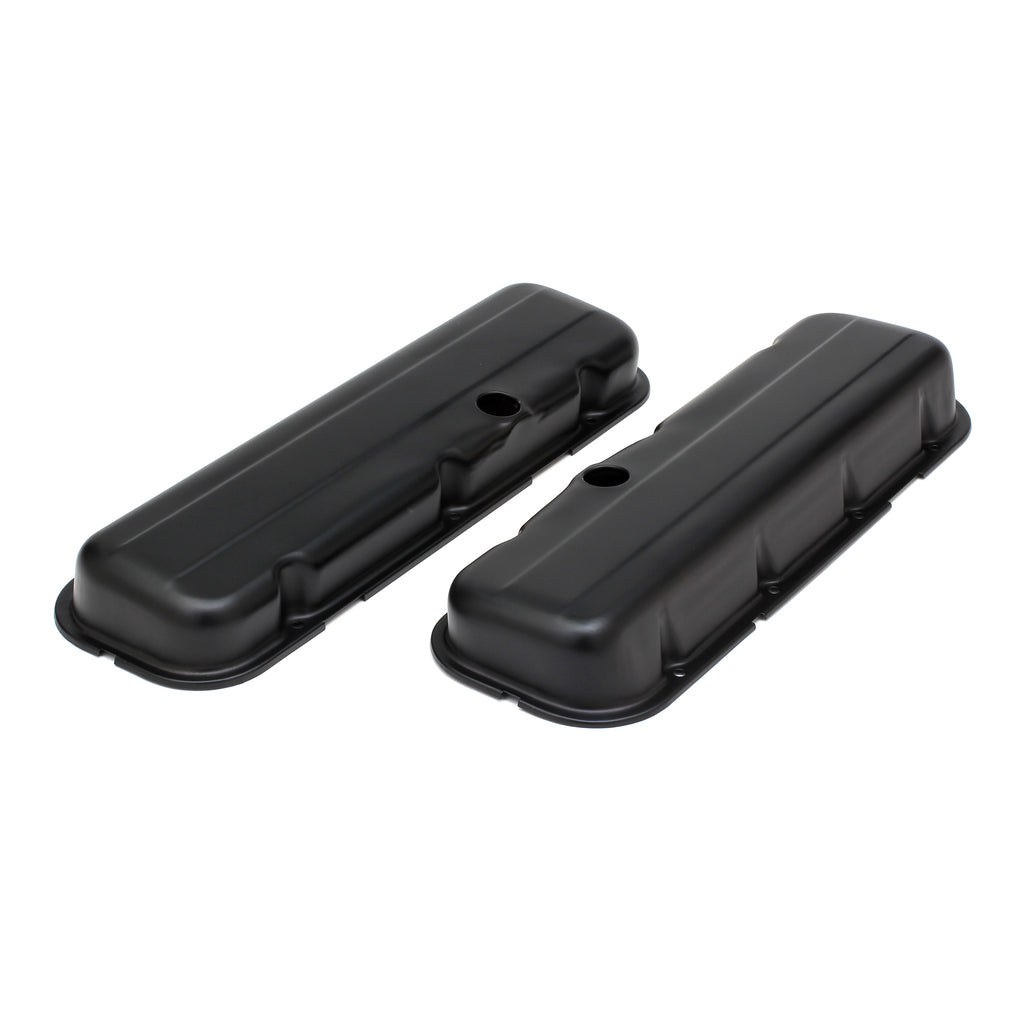 Chevy-396-502-Short-Asphalt-Black-Powder-Coated-Valve-Covers--Unbaffled