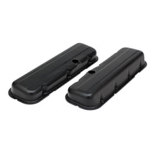 Load image into Gallery viewer, Chevy-396-502-Short-Asphalt-Black-Powder-Coated-Valve-Covers--Unbaffled
