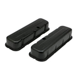 Trans-Dapt 8692 CHEVY 396-502 TALL ASPHALT BLACK POWDER COATED BAFFLED VALVE COVERS
