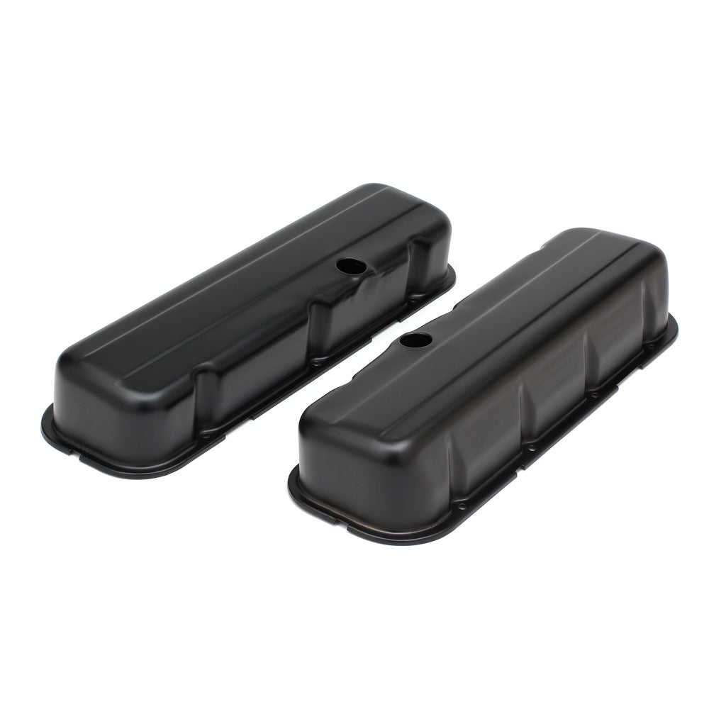 Chevy-396-502-Tall-Asphalt-Black-Powder-Coated-Valve-Covers--Unbaffled