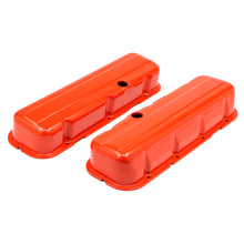 Load image into Gallery viewer, Chevy-396-502-Tall-Orange-Powder-Coated-Valve-Covers