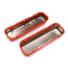 Load image into Gallery viewer, Chevy-396-502-Tall-Orange-Powder-Coated-Valve-Covers
