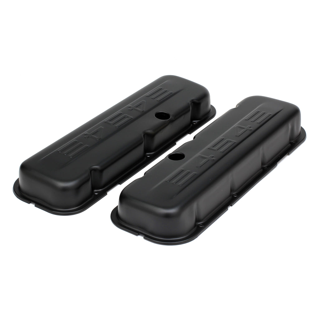 Chevy-454-Logo-Short-Asphalt-Black-Powder-Coated-Valve-Covers