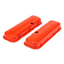 Load image into Gallery viewer, Chevy-454-Logo-Short-Orange-Powder-Coated-Valve-Covers