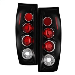 Chevy-Avalanche-02-06-Euro-Style-Tail-Lights-Black-Alt-Yd-Cav04-Bk