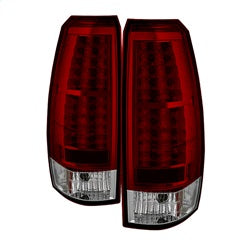 Chevy-Avalanche-07-13-Led-Tail-Lights-Red-Clear-Alt-Yd-Cav07-Led-Rc