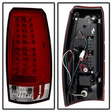 Load image into Gallery viewer, Chevy-Avalanche-07-13-Led-Tail-Lights-Red-Clear-Alt-Yd-Cav07-Led-Rc