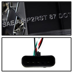 Chevy-CK-Series-1500-88-98Blazer-92-94-Led-Tail-Lights-Blk-Alt-Yd-Cck88-Led-Bk