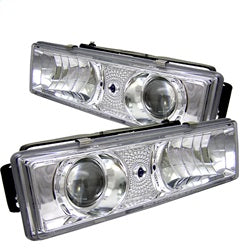 Chevy-CK-Series-1500-88-99-Projector-Headlights-Chrm-High-9005-(Not-Include)-Pro-Yd-Cck88-C
