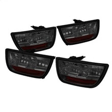 Load image into Gallery viewer, Chevy-Camaro-10-13-Led-Tail-Lights-Smoke-Alt-Yd-Ccam2010-Led-Sm