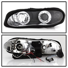 Load image into Gallery viewer, Chevy-Camaro-98-02-Projector-Headlights-Led-Halo-Led-Blk---Low-H1-Pro-Yd-Ccam98-Hl-Bk