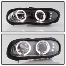 Load image into Gallery viewer, Chevy-Camaro-98-02-Projector-Headlights-Led-Halo-Led-Blk---Low-H1-Pro-Yd-Ccam98-Hl-Bk