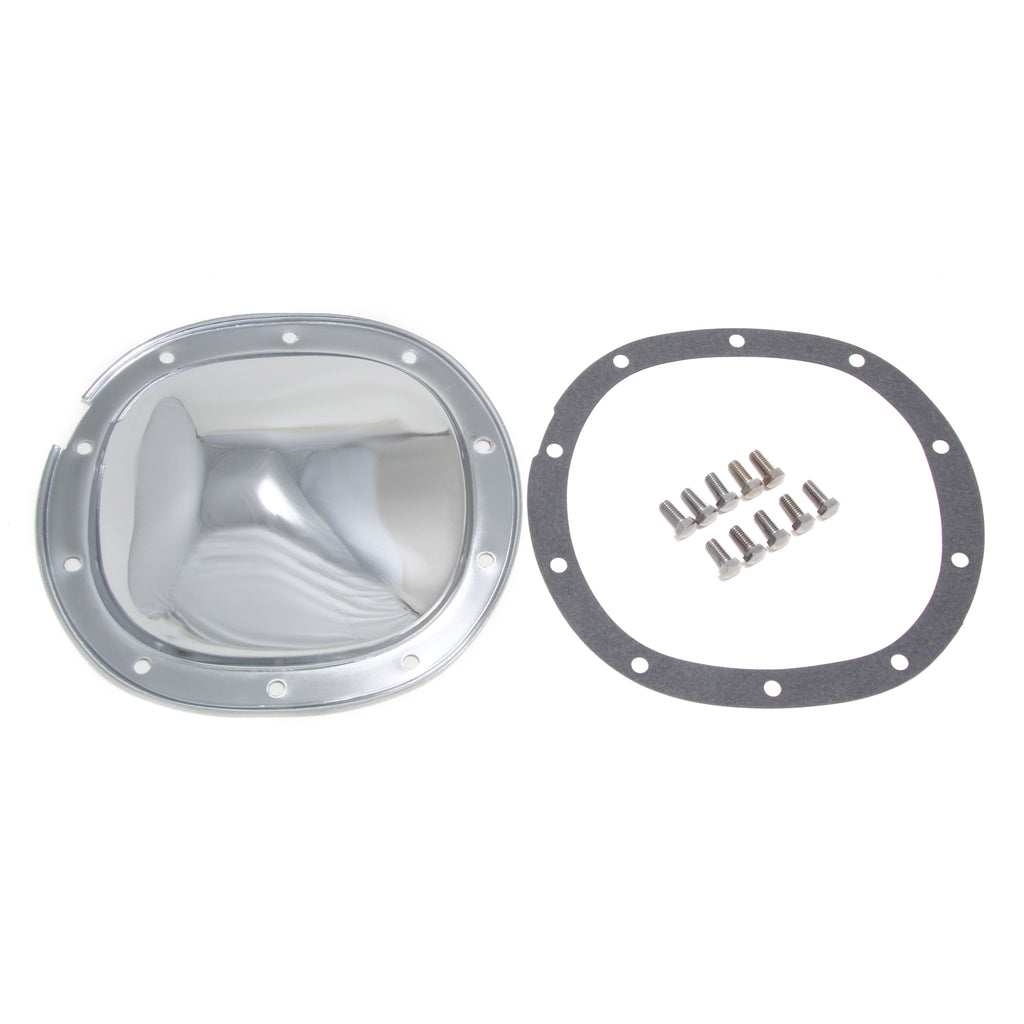 Chevy-Camaro-And-S10-(10-Bolt),-Complete-Chrome-Differential-Cover-Kit