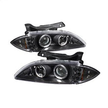 Load image into Gallery viewer, Chevy-Cavalier-95-99-Projector-Headlights-Led-Halo-Replaceanle-Leds-Blk-Pro-Yd-Ccav95-Bk