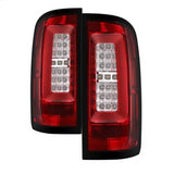 SPYDER 5085269 LED Tail Lights - Red Clear