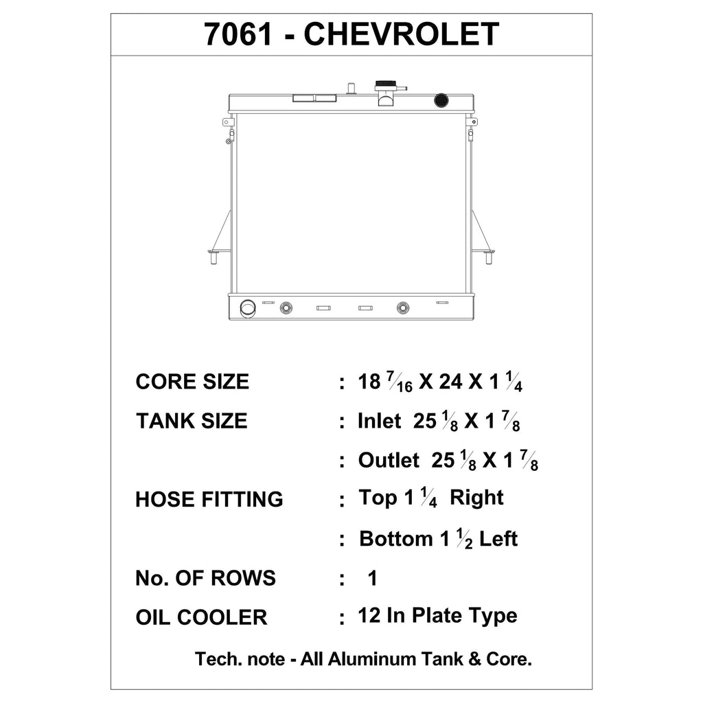 Chevy-Colorado-5.3L--Gmc-Canyon-5.3L--Hummer-H3-All-Aluminum-Radiator