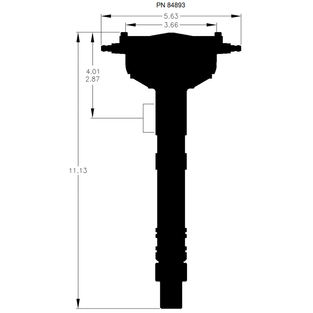 Chevy-Crank-Trigger-Distributor-With-Black-Crab-Cap