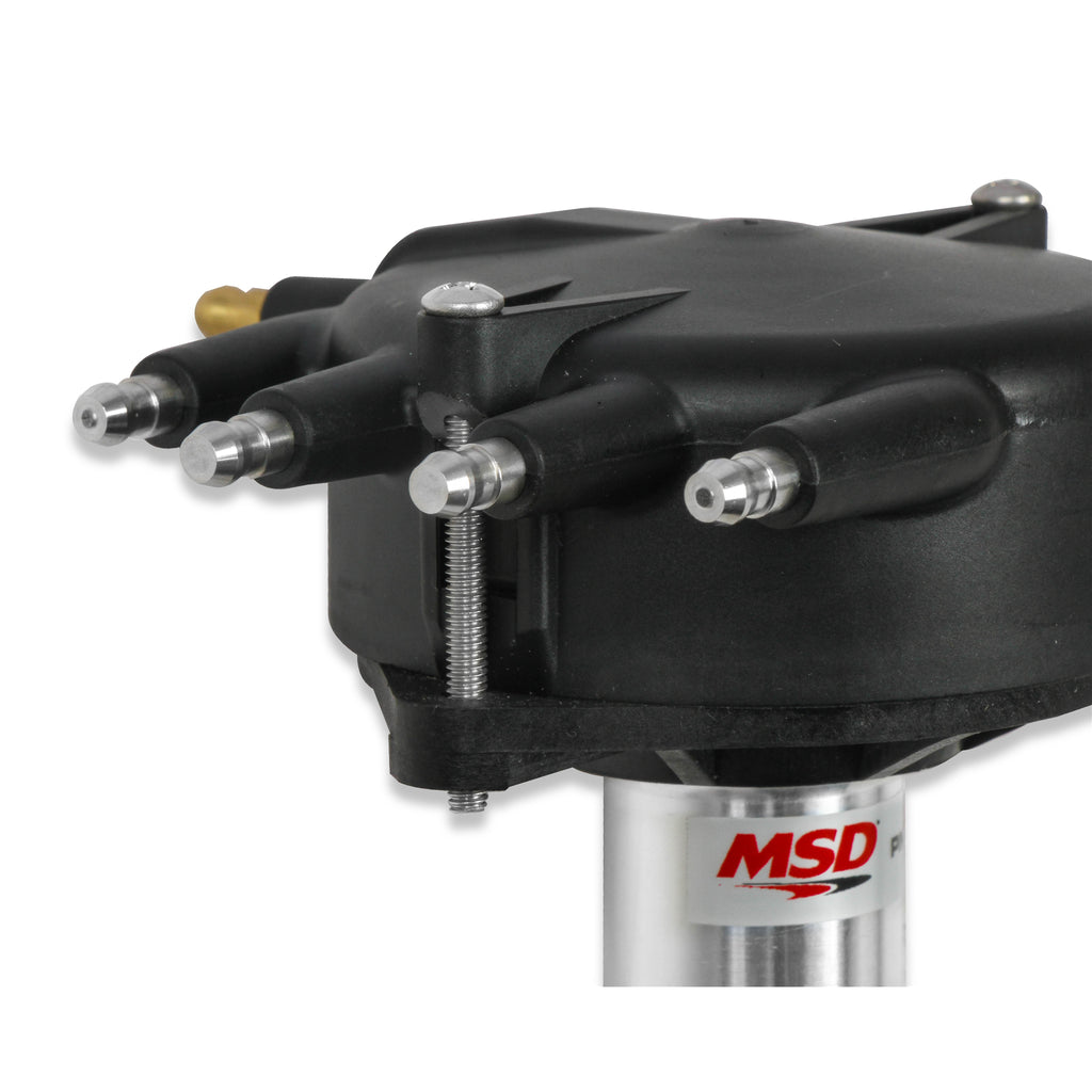 Chevy-Crank-Trigger-Distributor-With-Black-Crab-Cap