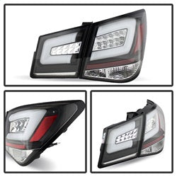 Chevy-Cruze-2011-2014-Light-Bar-Led-Tail-Lights-Black-Alt-Yd-Ccrz11-Lbled-Bk