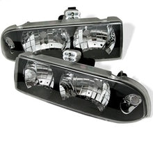 Load image into Gallery viewer, Chevy-S10-98-04Chevy-Blazer-98-05-Crystal-Headlights-Black-Hd-Yd-Cs1098-Bk