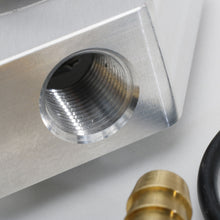 Load image into Gallery viewer, Chevy-SbBb-1In-Billet-Water-Neck-Riser-W-14In-Npt-Ports--38In-Barbed-Fittings